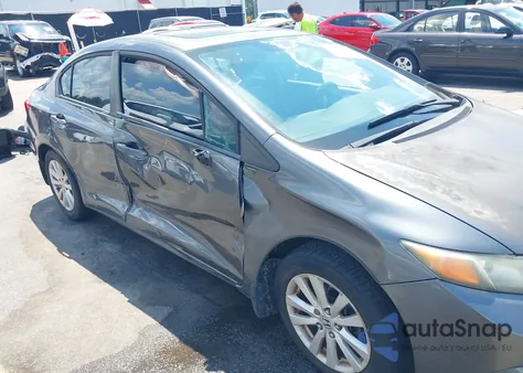 2012 Honda Civic Ex-L from USA, damaged, VIN 2HGFB2F95CH307638